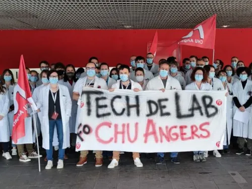 Angers. Les techniciens de laboratoires demandent une...